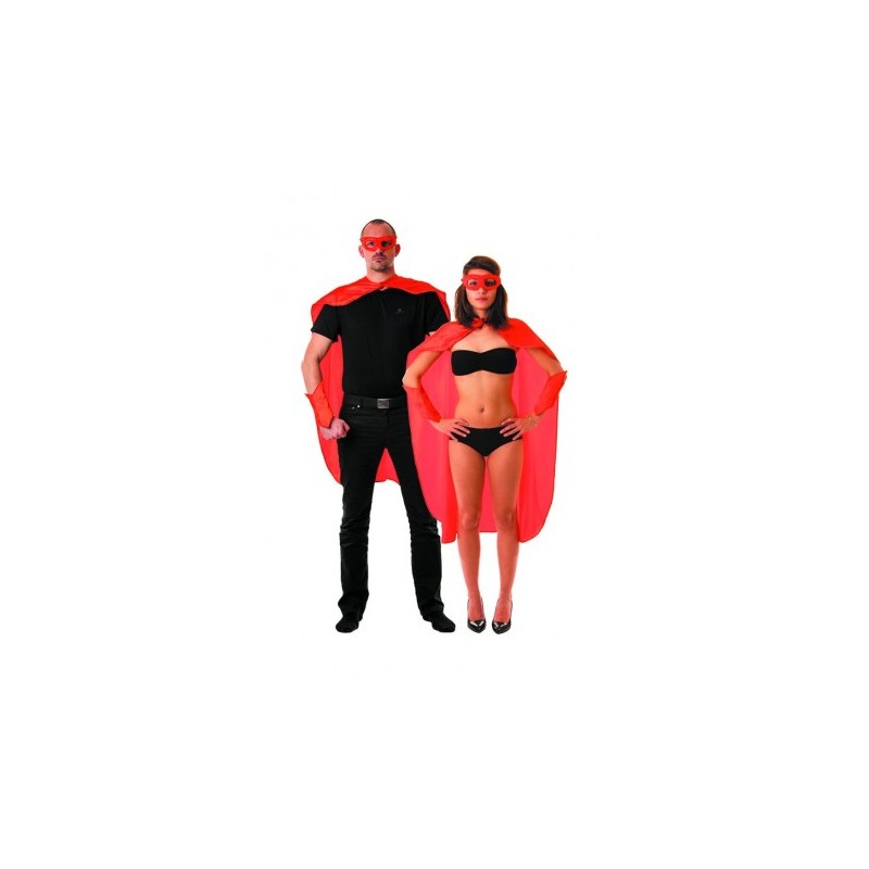 SET SUPER HEROS ROUGE ADULTE SET SUPER HEROS ROUGE ADULTE
