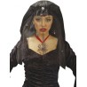 MANTILLE NOIRE AVEC ARAIGNEE
