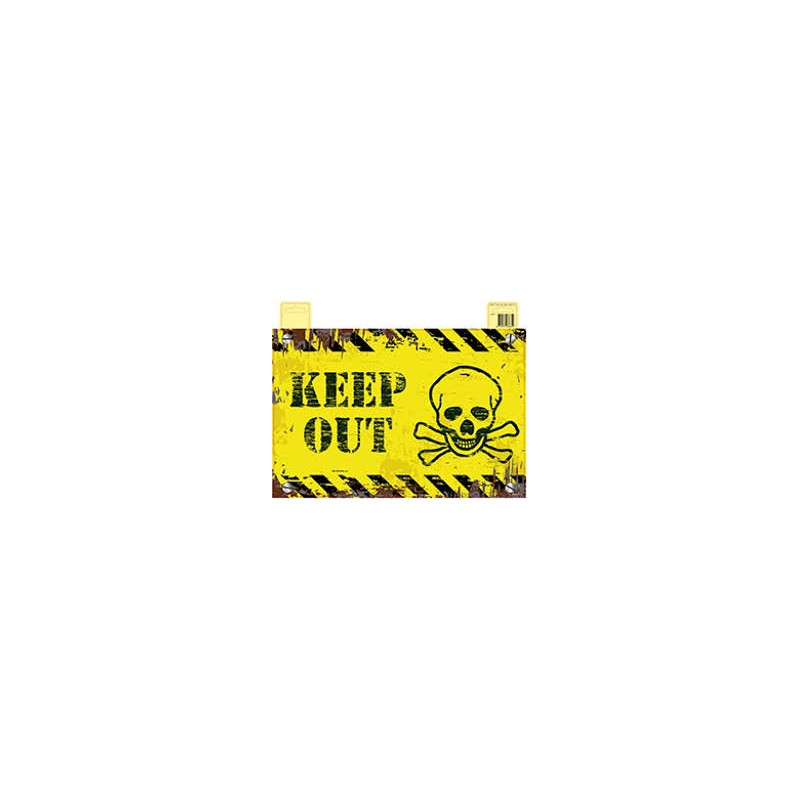 PANNEAU CARTON KEEP OUT PANNEAU CARTON KEEP OUT