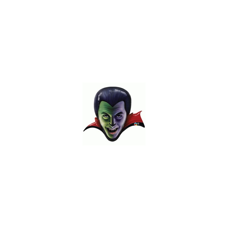 BALLON METALLIQUE TETE DE DRACULA 91 CM BALLON METALLIQUE TETE DE DRACULA 91 CM