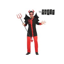 DEGUISEMENT DEMON  NOIR ET ROUGE TAILLE M-L