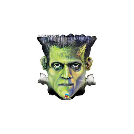 BALLON METALLIQUE TETE DE FRANKENSTEIN 64 CM