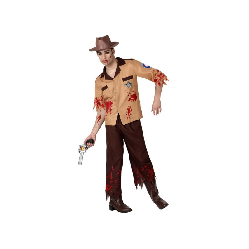 DEGUISEMENT SHERIF EN SANG TAILLE XL