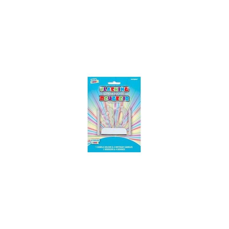 BOUGIE LED CHIFFRE 30 BOUGIE LED CHIFFRE 30