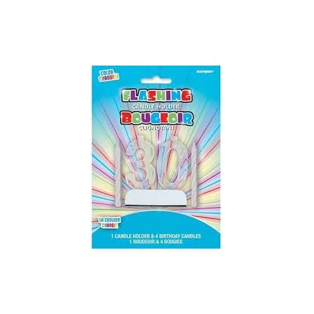 BOUGIE LED CHIFFRE 30