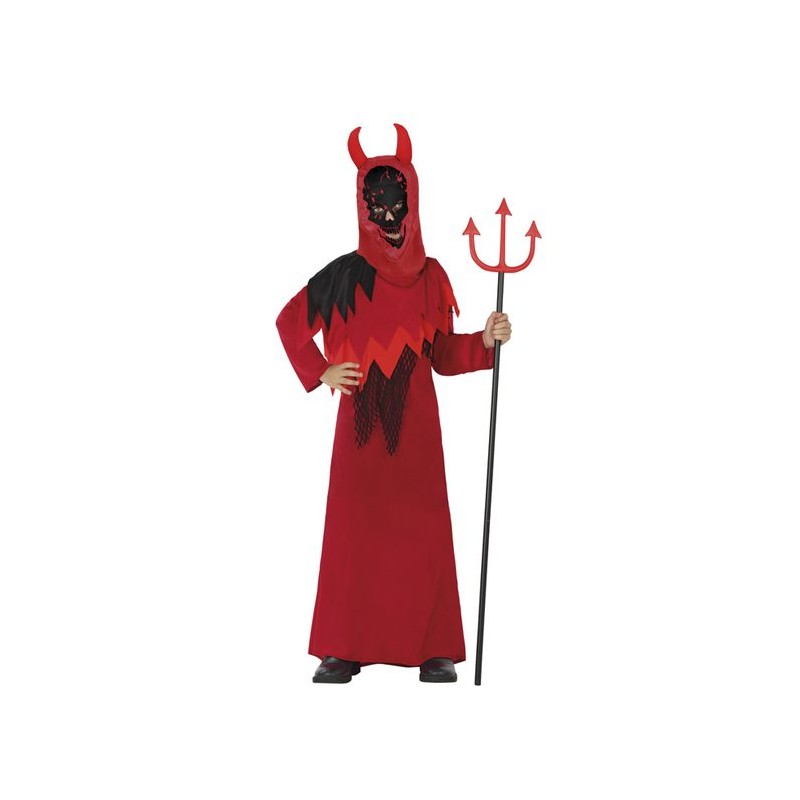 DEGUISEMENT DEMON TUNIQUE + CAGOULE TAILLE 10/12 ANS DEGUISEMENT DEMON TUNIQUE + CAGOULE TAILLE 10/12 ANS