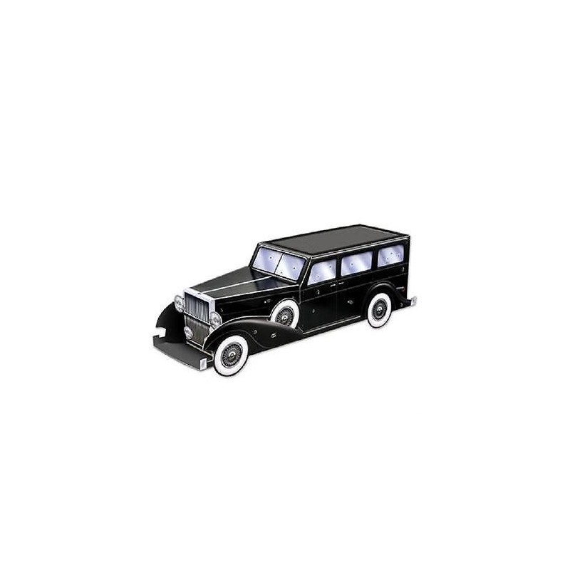 CENTRE DE TABLE GANGSTER BOITE CARTONNEE VOITURE CENTRE DE TABLE GANGSTER BOITE CARTONNEE VOITURE
