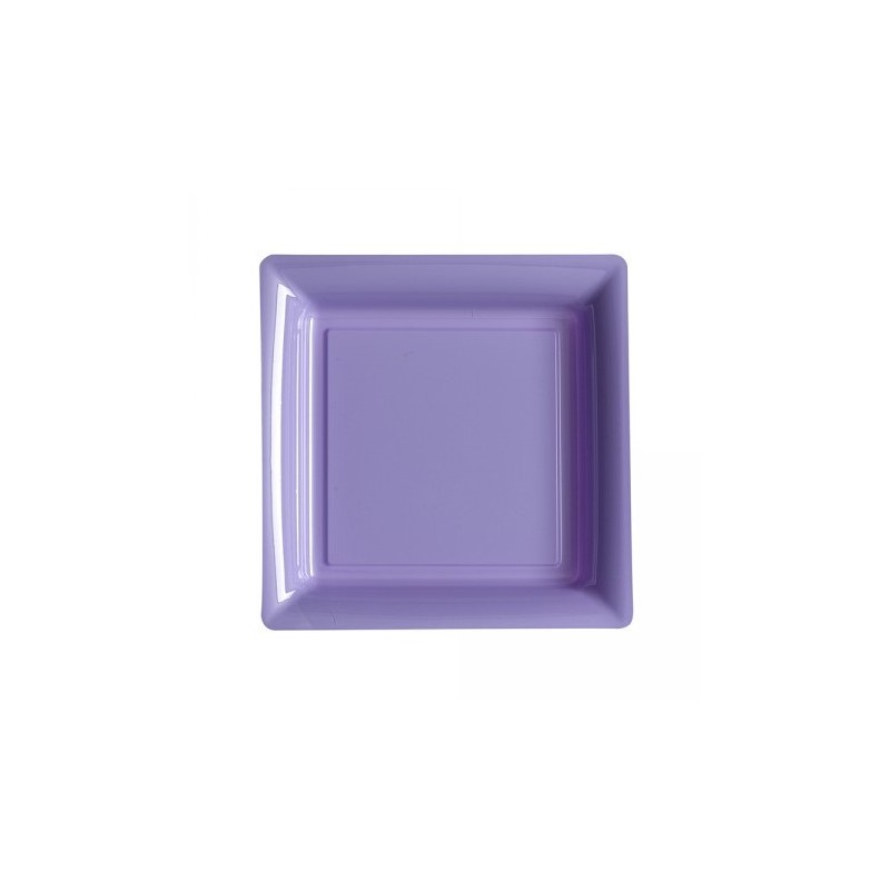 12 ASSIETTES CARREES PM LILAS 12 ASSIETTES CARREES PM LILAS