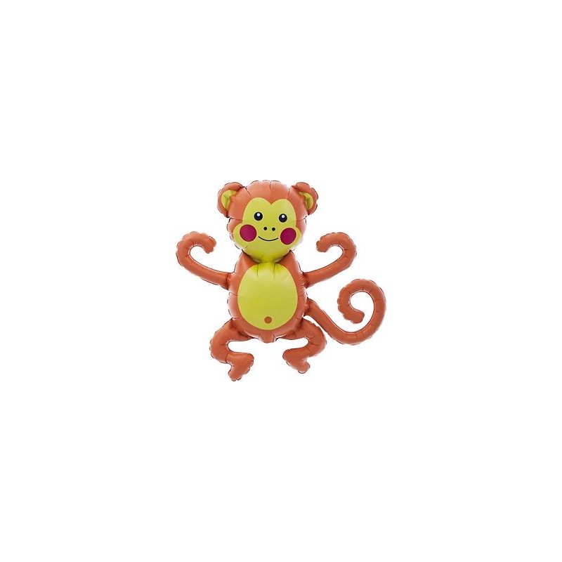 BALLON METALLIQUE AIR PETIT SINGE 36 CM