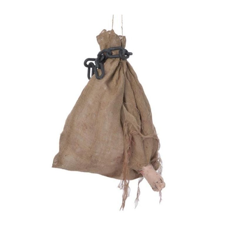 DECORATION HALLOWEEN SAC DE PIEDS VIBRANTS EN JUTE 75 CM DECORATION HALLOWEEN SAC DE PIEDS VIBRANTS EN JUTE 75 CM