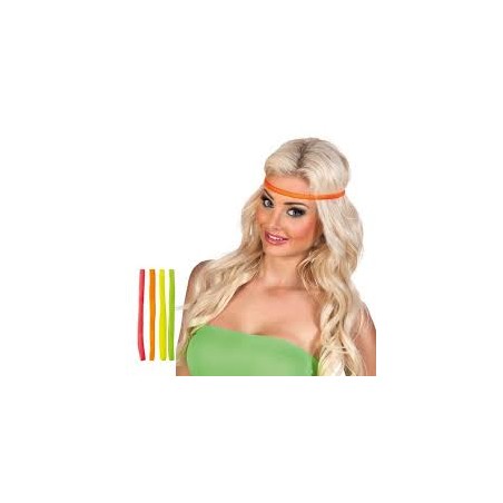 SET DE 4 BANDEAUX ELASTIQUES FLUO