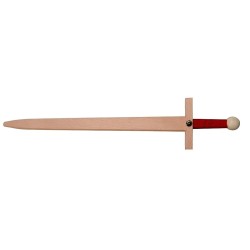 EPEE LANCELOT ROUGE DE CHEVALIER  EN BOIS 42 CM 