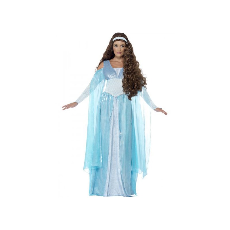 DEGUISEMENT REINE MEDIEVALE BLEUE TAILLE S DEGUISEMENT REINE MEDIEVALE BLEUE TAILLE S