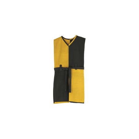 DEGUISEMENT CHEVALIER TUNIQUE NOIR-JAUNE 