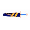 EPEE EN BOIS ET FOURREAU LANCELOT BLEU 42 CM