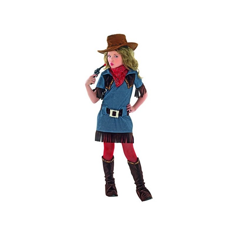 DEGUISEMENT COW GIRL ROBE EFFET JEAN TAILLE 14 ANS DEGUISEMENT COW GIRL ROBE EFFET JEAN TAILLE 14 ANS