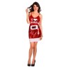 ROBE STRASS I LOVE SANTA TAILLE M