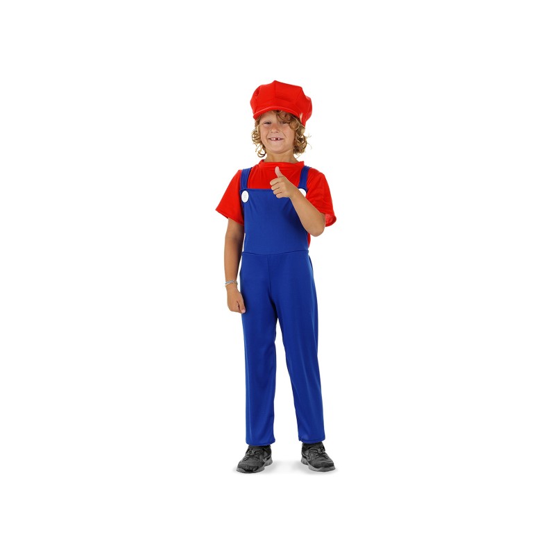 DEGUISEMENT PLOMBIER ROUGE GARCON TAILLE 9/11 ANS DEGUISEMENT PLOMBIER ROUGE GARCON TAILLE 9/11 ANS