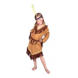 DEGUISEMENT INDIENNE SQUAW TAILLE 140