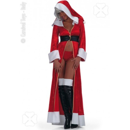 DEGUISEMENT MERE NOEL SEXY LONGUE VESTE OUVERTE/CULOTTE TAILLE XL