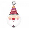 BALLON METALLIQUE TETE DE PERE NOEL 99 X 56 CM