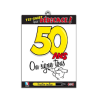 T-SHIRT A DEDICACER 50 ANS
