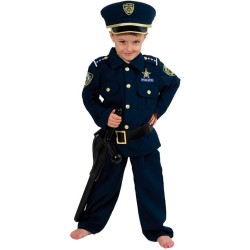 DEGUISEMENT POLICIER LUXE AVEC SIFFLET TAILLE 140