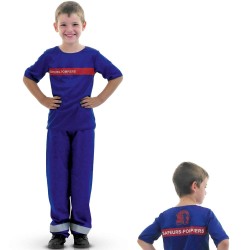DEGUISEMENT POMPIER EN CASERNE TAILLE 5/7 ANS