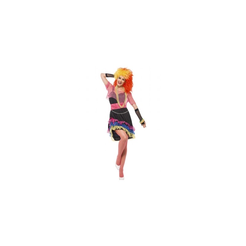 DEGUISEMENT ROBE ANNEES 80 FUN GIRL TAILLE L DEGUISEMENT ROBE ANNEES 80 FUN GIRL TAILLE L