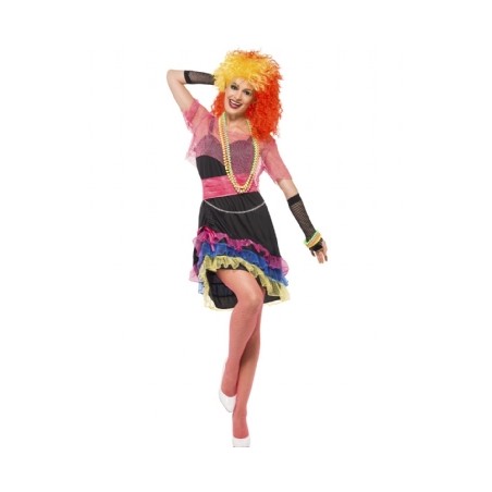 DEGUISEMENT ROBE ANNEES 80 FUN GIRL TAILLE L