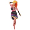 DEGUISEMENT ROBE ANNEES 80 FUN GIRL TAILLE L