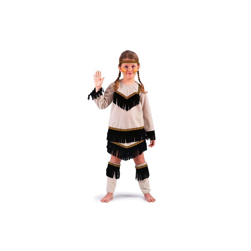 DEGUISEMENT INDIENNE SQUAW TAILLE 4/5 ANS DEGUISEMENT INDIENNE SQUAW TAILLE 4/5 ANS
