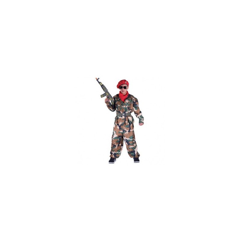 DEGUISEMENT MILITAIRE BERET ROUGE TAILLE 5/7 ANS DEGUISEMENT MILITAIRE BERET ROUGE TAILLE 5/7 ANS