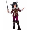 DEGUISEMENT  FILLE MOUSQUETAIRE TAILLE 128