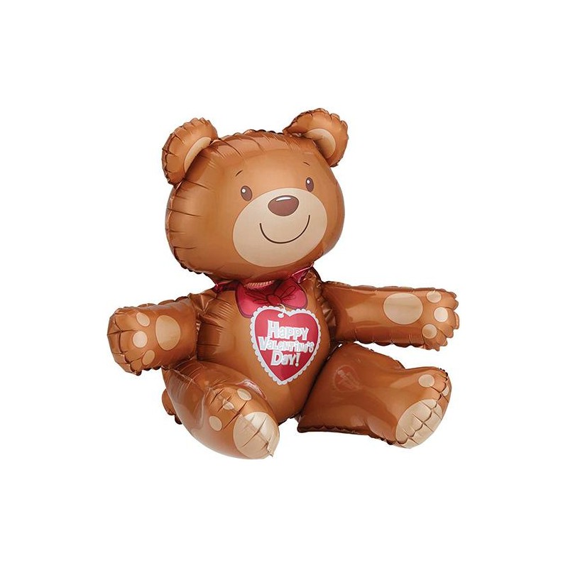 BALLON METALLIQUE SITTING BEAR GONFLABLE A L'AIR 43 CM BALLON METALLIQUE SITTING BEAR GONFLABLE A L'AIR 43 CM