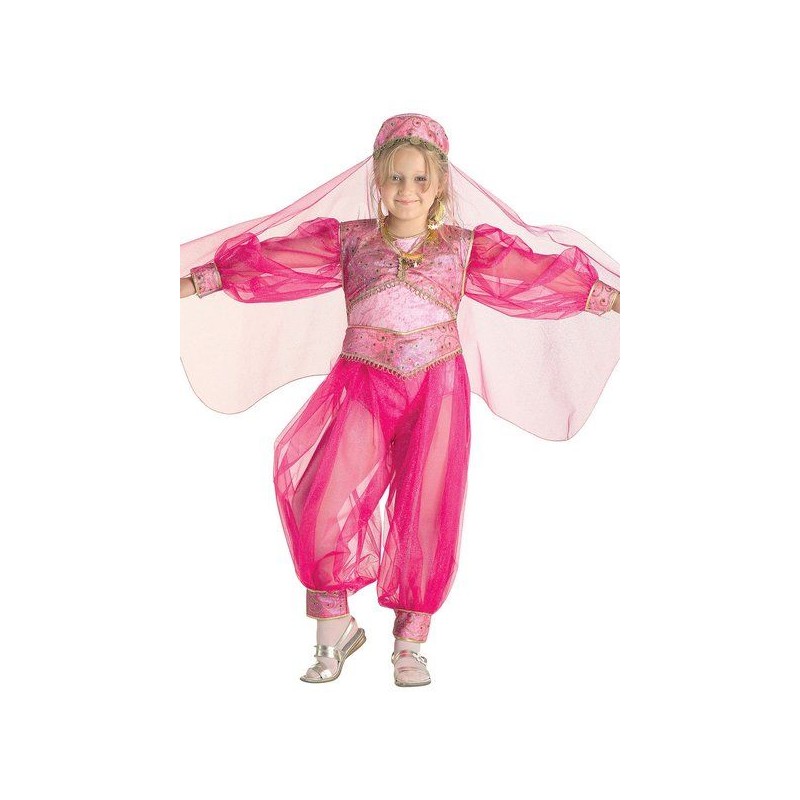 DEGUISEMENT DANSEUSE DU VENTRE ROSE TAILLE 140 DEGUISEMENT DANSEUSE DU VENTRE ROSE TAILLE 140
