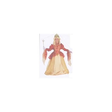 DEGUISEMENT LA DAME AUX CAMELIAS ROBE ROUGE TAILLE 10 ANS