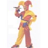 DEGUISEMENT FOU DU ROI JAUNE ROUGE BLEU TAILLE 116