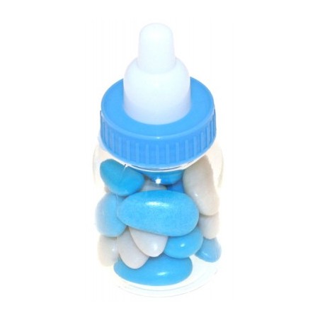SACHET DE 2 BIBERONS BLEU  9 CM