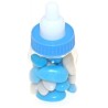 SACHET DE 2 BIBERONS BLEU  9 CM