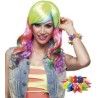 BRACELET FLUO A PICS RAVE PUNK