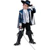 DEGUISEMENT MOUSQUETAIRE ARAMIS ARGENT ET BLEU TAILLE 164