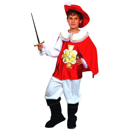DEGUISEMENT MOUSQUETAIRE ROUGE TAILLE 116