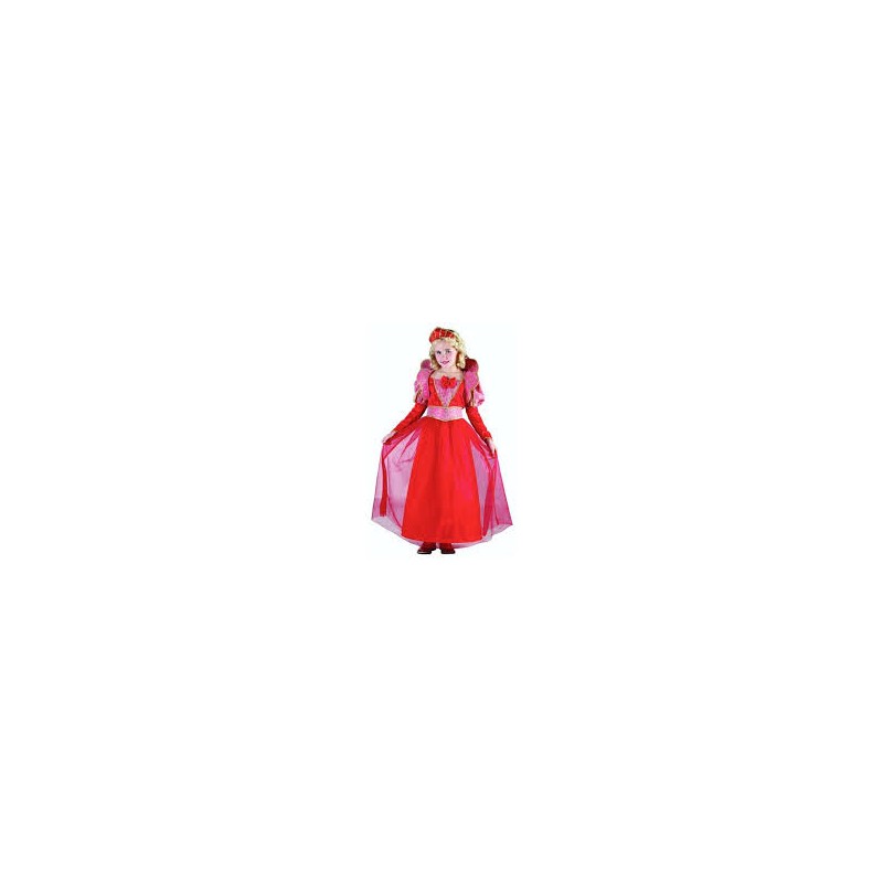 DEGUISEMENT REINE ROUGE 10/12 ANS