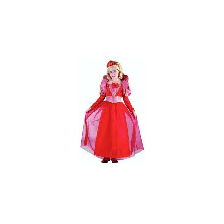 DEGUISEMENT REINE ROUGE 10/12 ANS