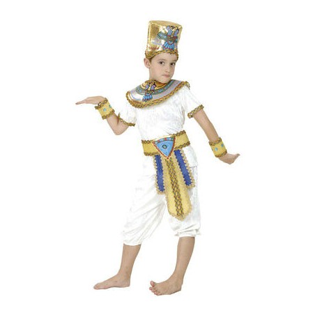 DEGUISEMENT PHARAON BLANC TAILLE 7-9 ANS 