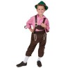 DEGUISEMENT TYROLIEN ROSE ET MARRON TAILLE 128