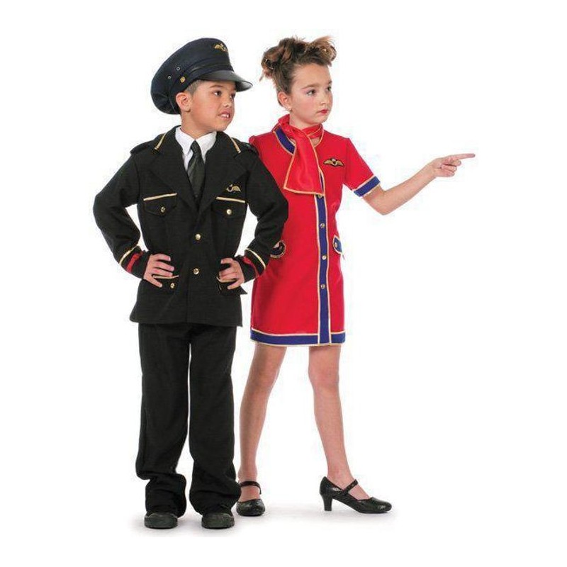 DEGUISEMENT VESTE PILOTE DE LIGNE TAILLE 8 ANS 