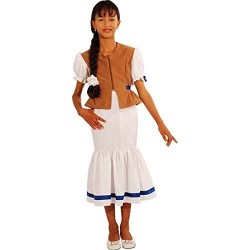DEGUISEMENT FALBALA ROBE AUBERGISTE TAILLE 140