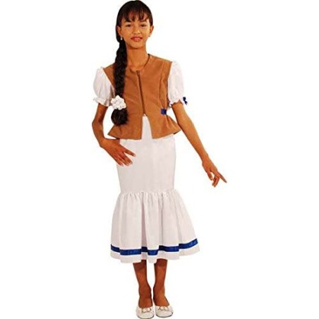 DEGUISEMENT FALBALA ROBE AUBERGISTE TAILLE 140